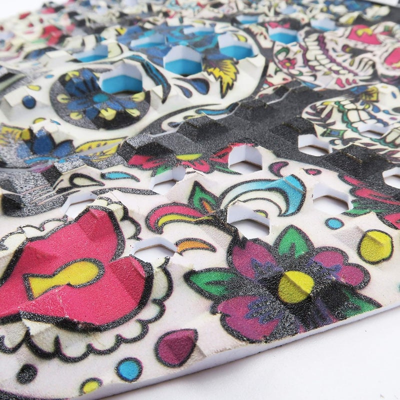 Lonnngg 3/6 Piece Stomp Pad Surfboard EVA Traction Pad Adhesive Professional Tail Pad/Applies All Boards - Surfboards, Shortboards, Longboards, Skimboards/Multiple Color Choices - Image 5